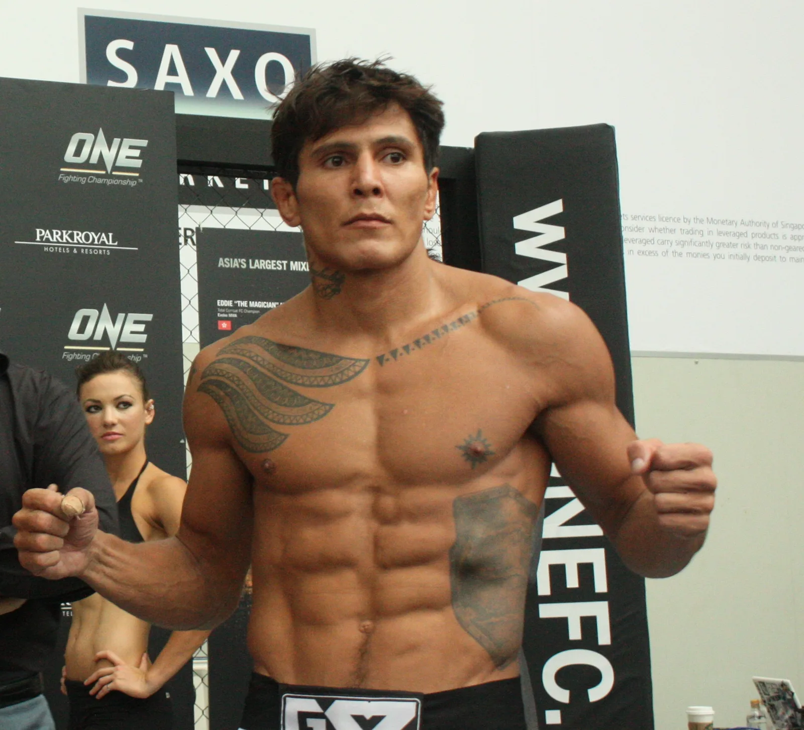 Ole Laursen at the ONE Fighting Championship 'War of the Lions' Weigh In