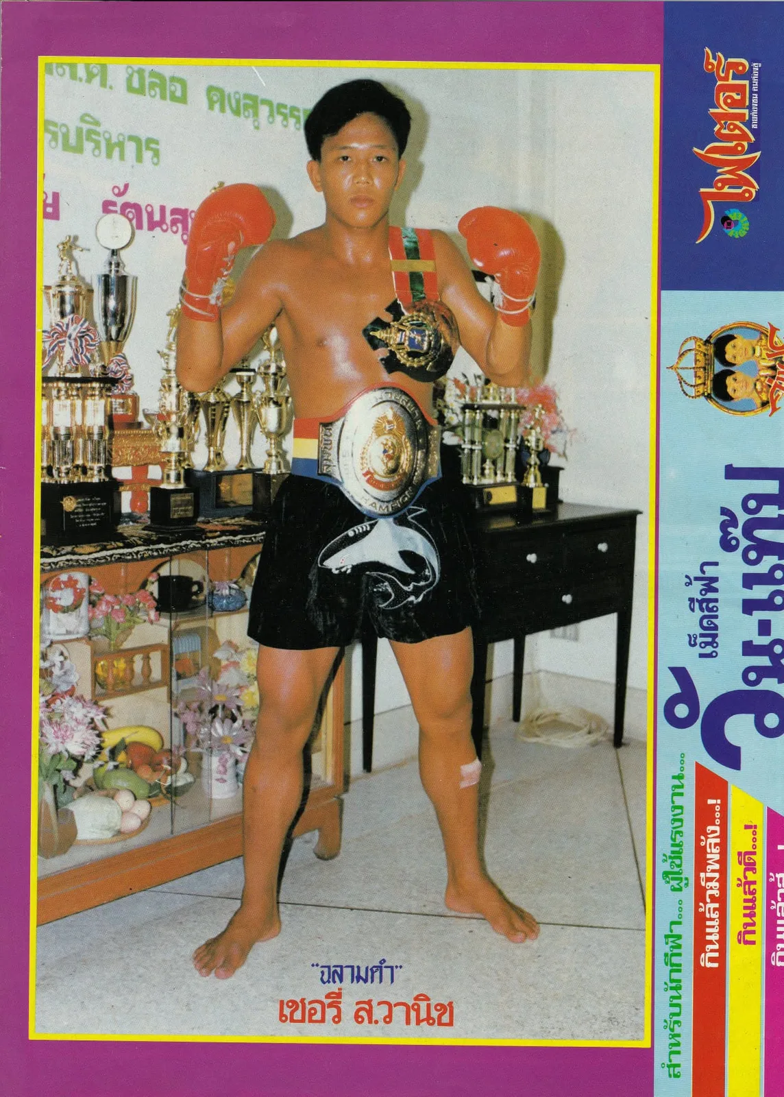 The Black Shark, Charry S. Vanit, No. 1 Lumpini fighter in 1990