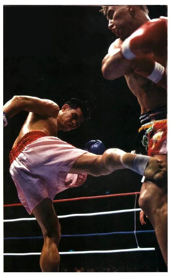 David vs. Goliath duel against Jerome Le Banner, Tokyo, 1995