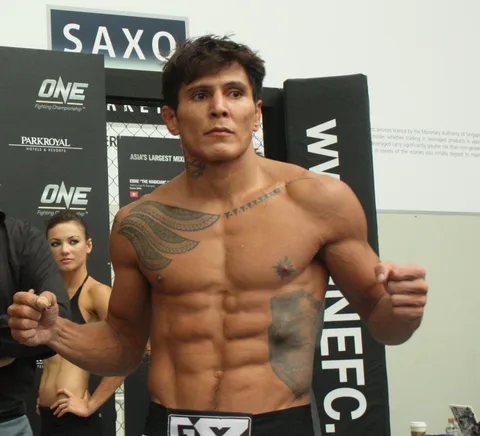 Ole Laursen at the ONE Fighting Championship 'War of the Lions' Weigh In